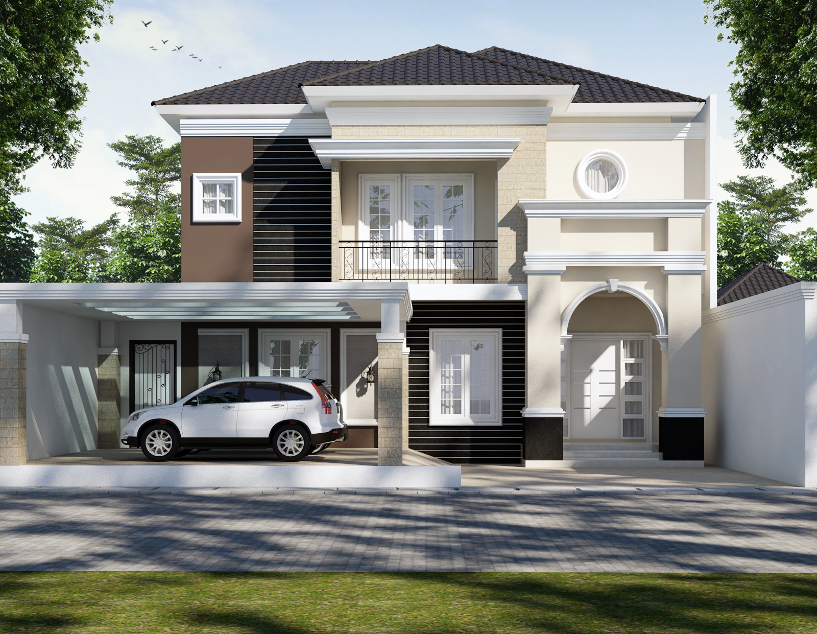 5 Ide Desain  Rumah  Minimalis  2  Lantai  yang Nyaman dan 