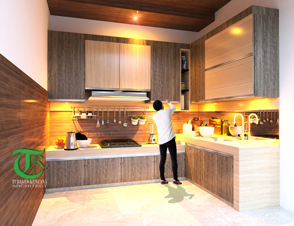 design kitchen set kayu jati